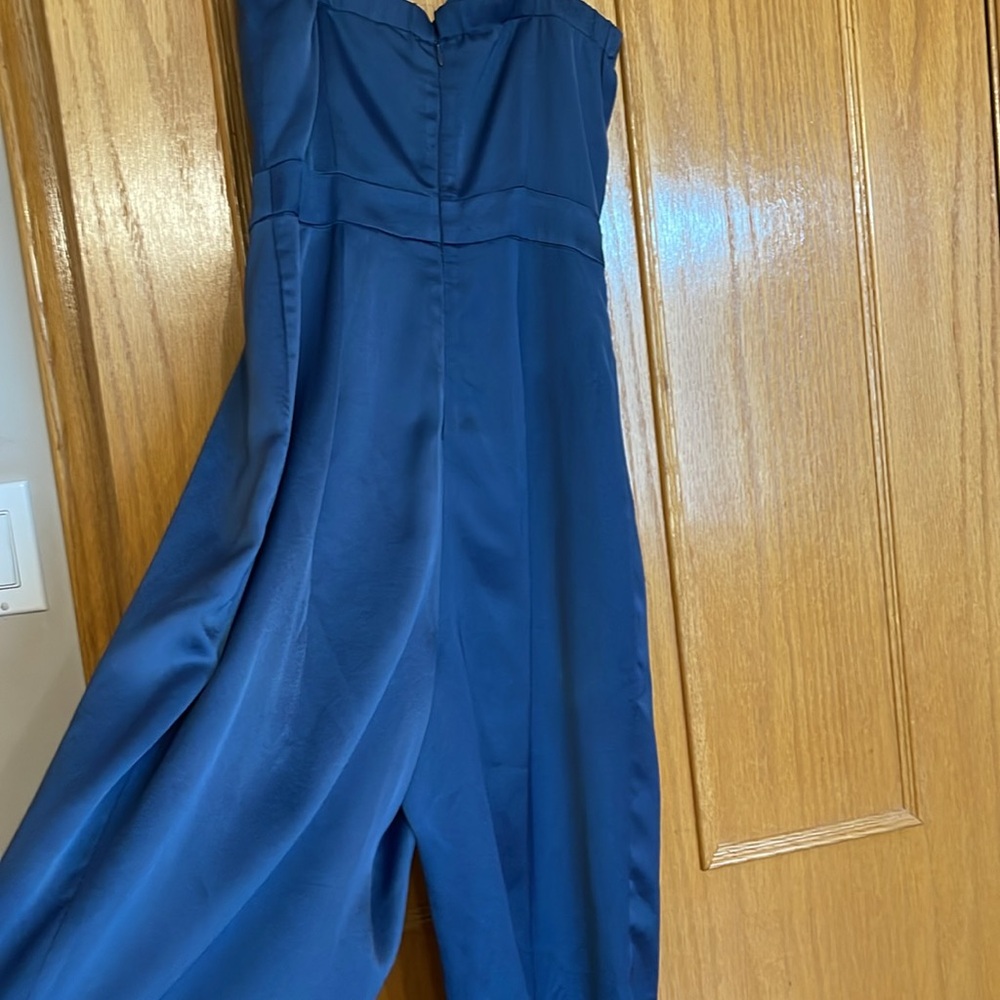Dynamite blue v-neck, wide leg fancy jumper. Size XS - Picture 6 of 7